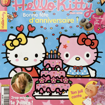Illustration pour le magazine Hello Kitty